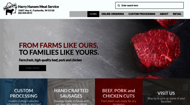 harryhansenmeatservice.com