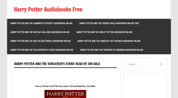 harrypotteraudiobooksfree.com