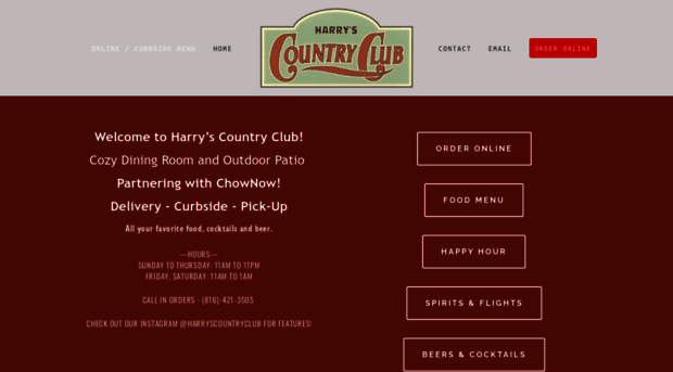 harryscountryclub.com