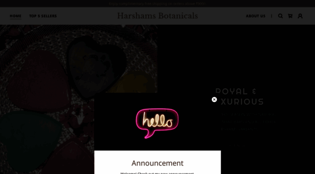 harshamsbotanicals.com