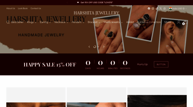 harshitajewellery.com