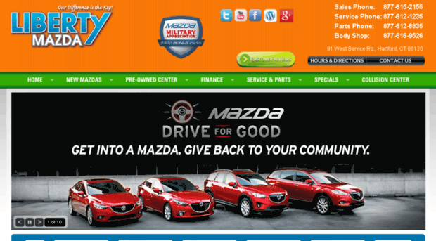 hartfordmazdaservice.com