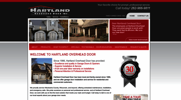 hartlandoverheaddoor.com