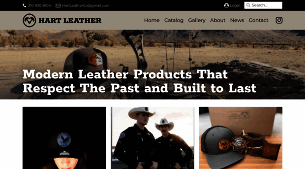 hartleatherco.com