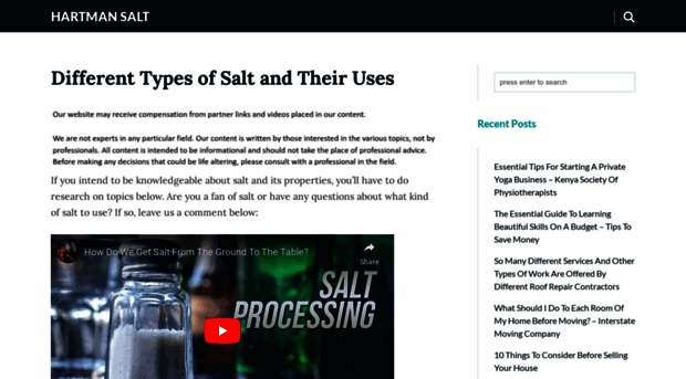 hartmansalt.com