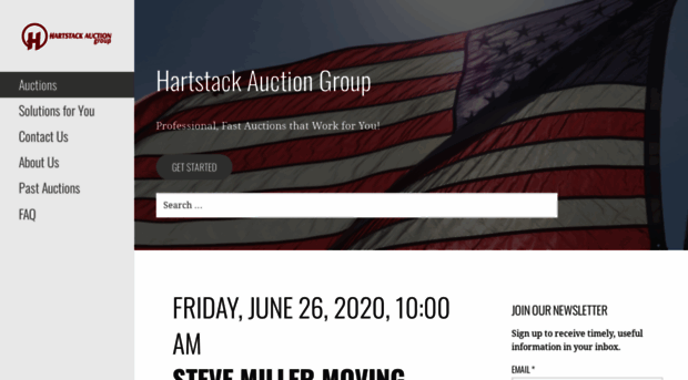 hartstackauctions.com