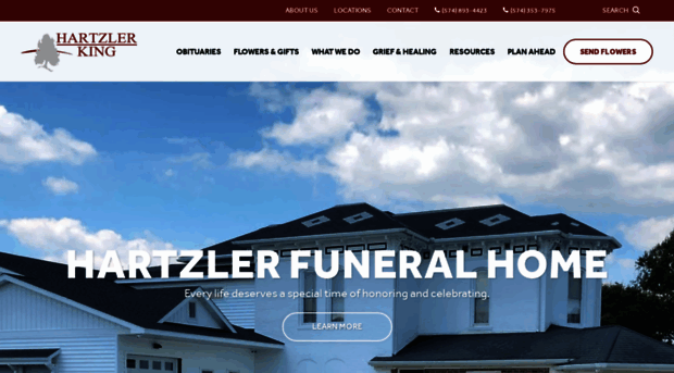 hartzlerfuneralservices.com