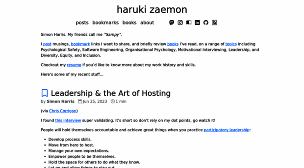 harukizaemon.com