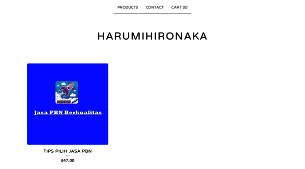 harumihironaka.bigcartel.com