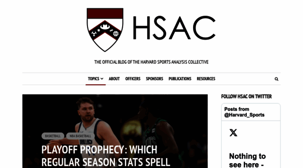 harvardsportsanalysis.org