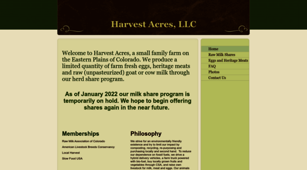 harvestacresco.com