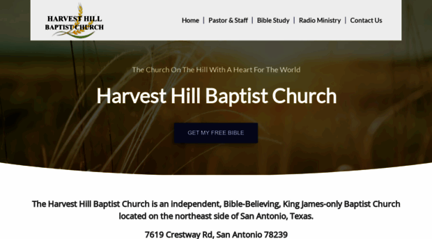 harvesthillbaptistchurch.com