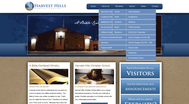 harvesthillsbaptist.org