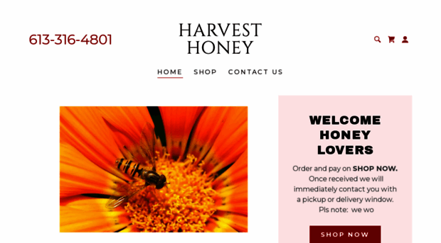 harvesthoney.com