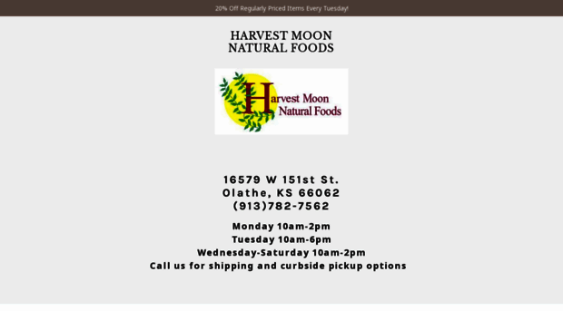 harvestmoonnaturalfoods.com