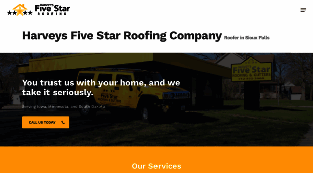 harveysfivestarroofing.com