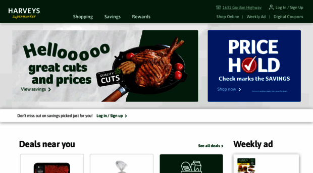 harveyssupermarkets.com