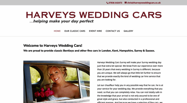 harveysweddingcars.co.uk