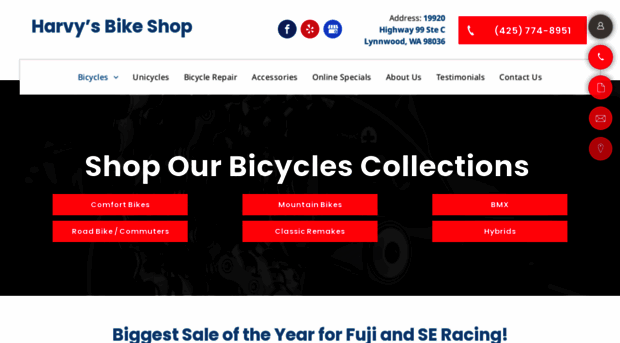 harvysbikeshop.com