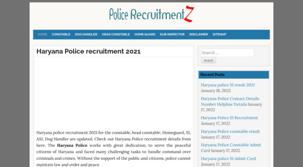 haryana.policerecruitmentz.in