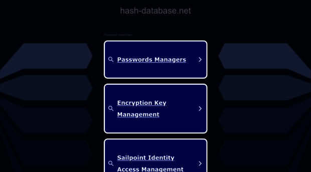 hash-database.net
