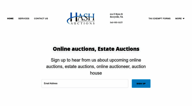 hashauctions.com