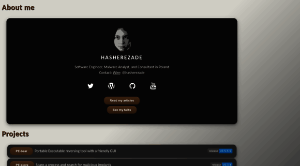 hasherezade.net