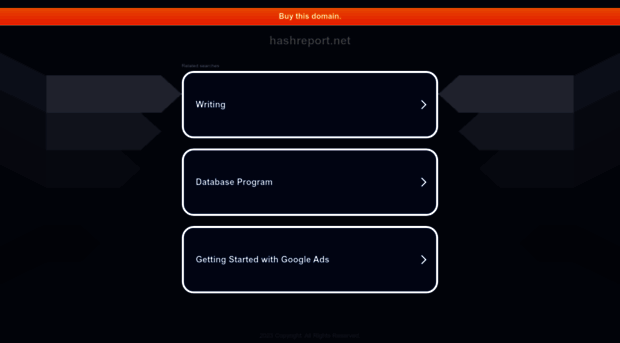 hashreport.net