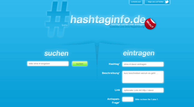 hashtaginfo.de