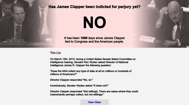 hasjamesclapperbeenindictedyet.com