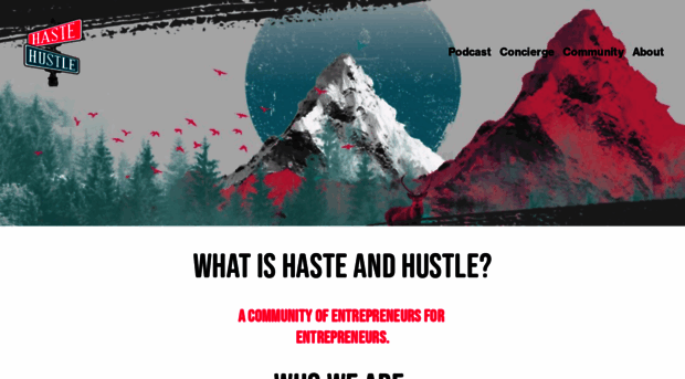 hasteandhustle.com