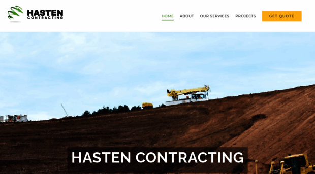 hastencontracting.com