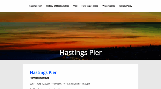 hastingspier.org.uk