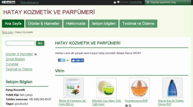 hatay-kozmetik.ticiz.com