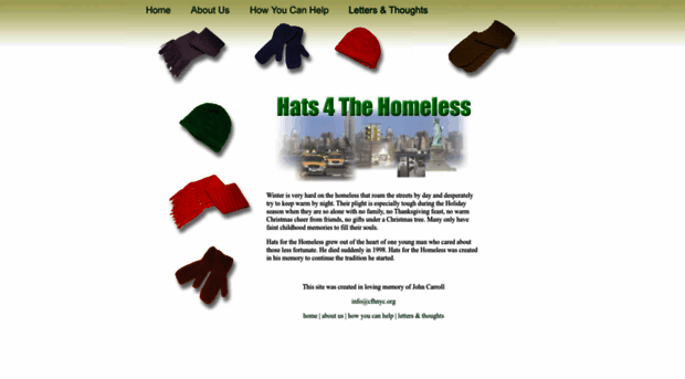 hats4thehomeless.org