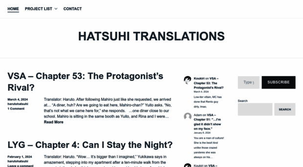 hatsuhinovels.com