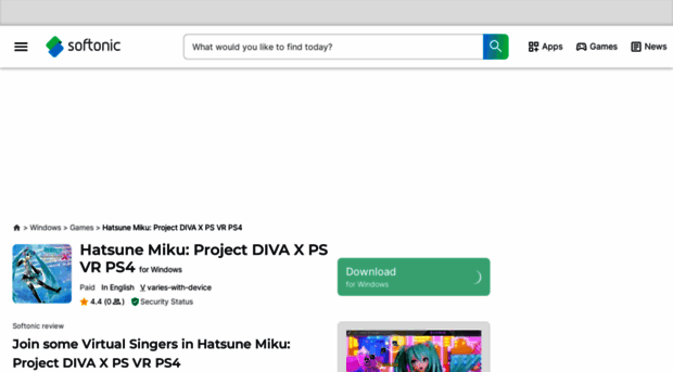 hatsune-miku-project-diva-x-ps-vr-ps4.en.softonic.com