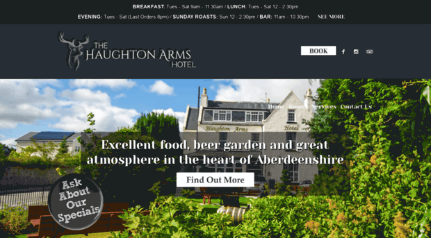 haughtonarmshotel.co.uk