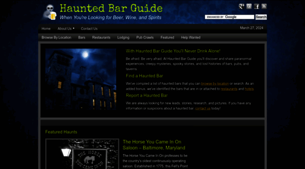 hauntedbarguide.com