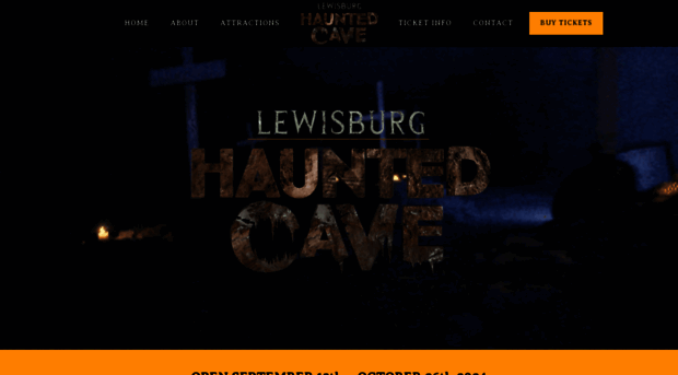 hauntedcaveatlewisburg.com