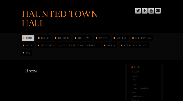 hauntedtownhall.com
