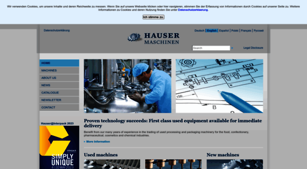 hauser-maschinen.de