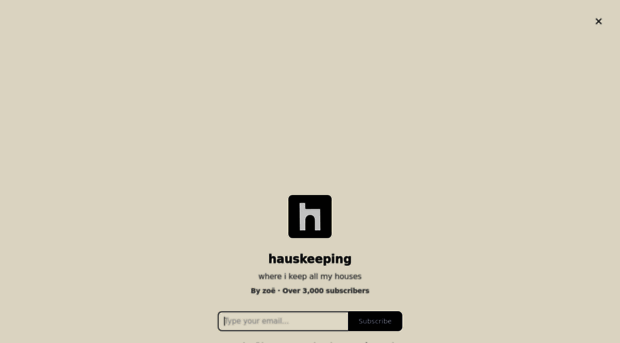 hauskeeping.substack.com
