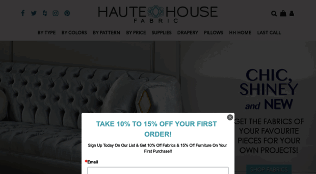 hautehousefabric.com