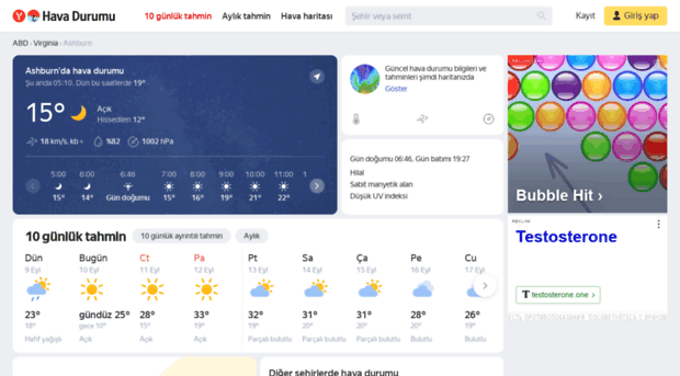 hava.yandex.com.tr