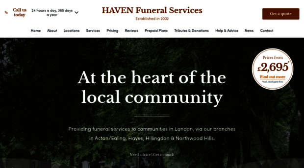 havenfunerals.co.uk