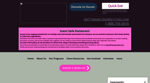 havensociety.com