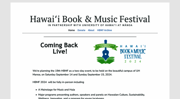 hawaiibookandmusicfestival.com