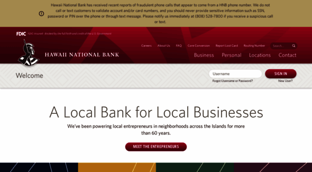 hawaiinational.bank