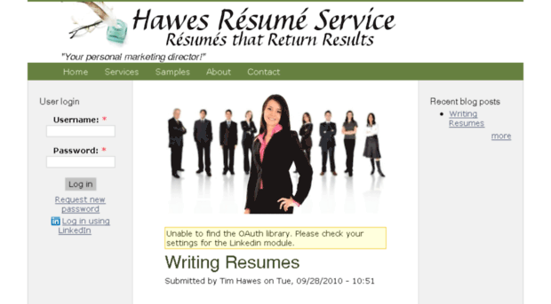 hawesresume.com